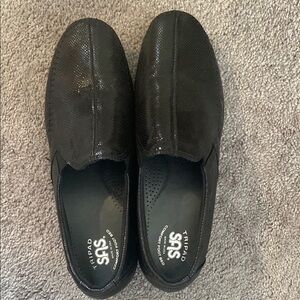 SAS Black Slip-On Shoes